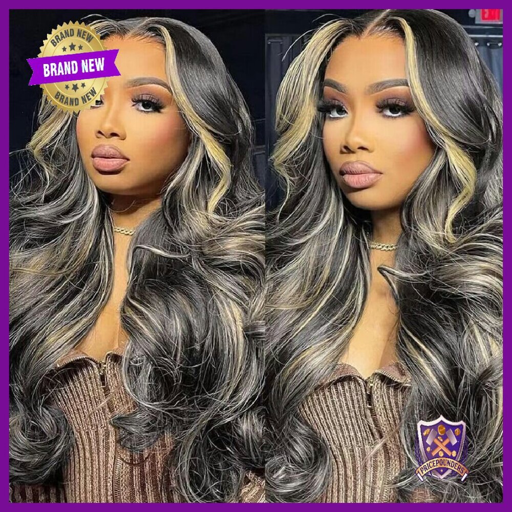 28 Inch Human Hair Lace Front Wig 13x6 Hd Lace Body Wave 180% Density